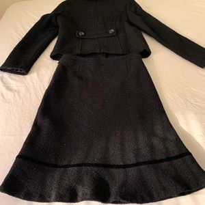 Black Skirt Set